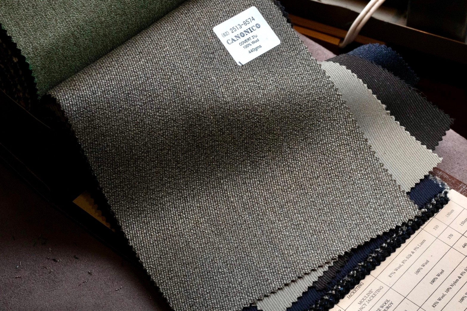Covert cloth の魅力を語り尽くす。 :: MICHELE＆SHIN